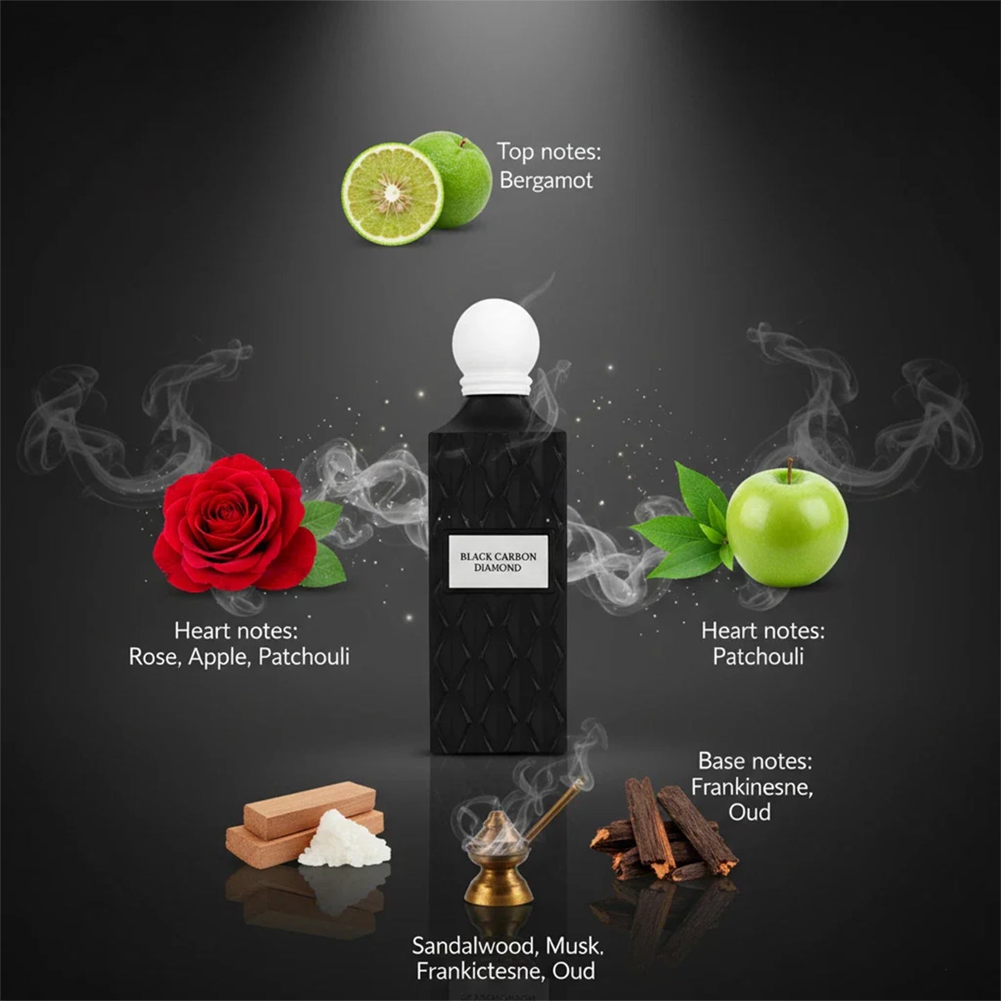 Ibraheem Al.Qurashi Black Carbon Diamond EDP – 100ML