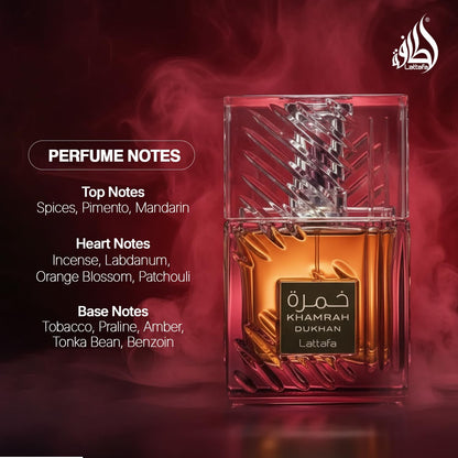 Lattafa Khamrah Dukhan EDP – 100ML
